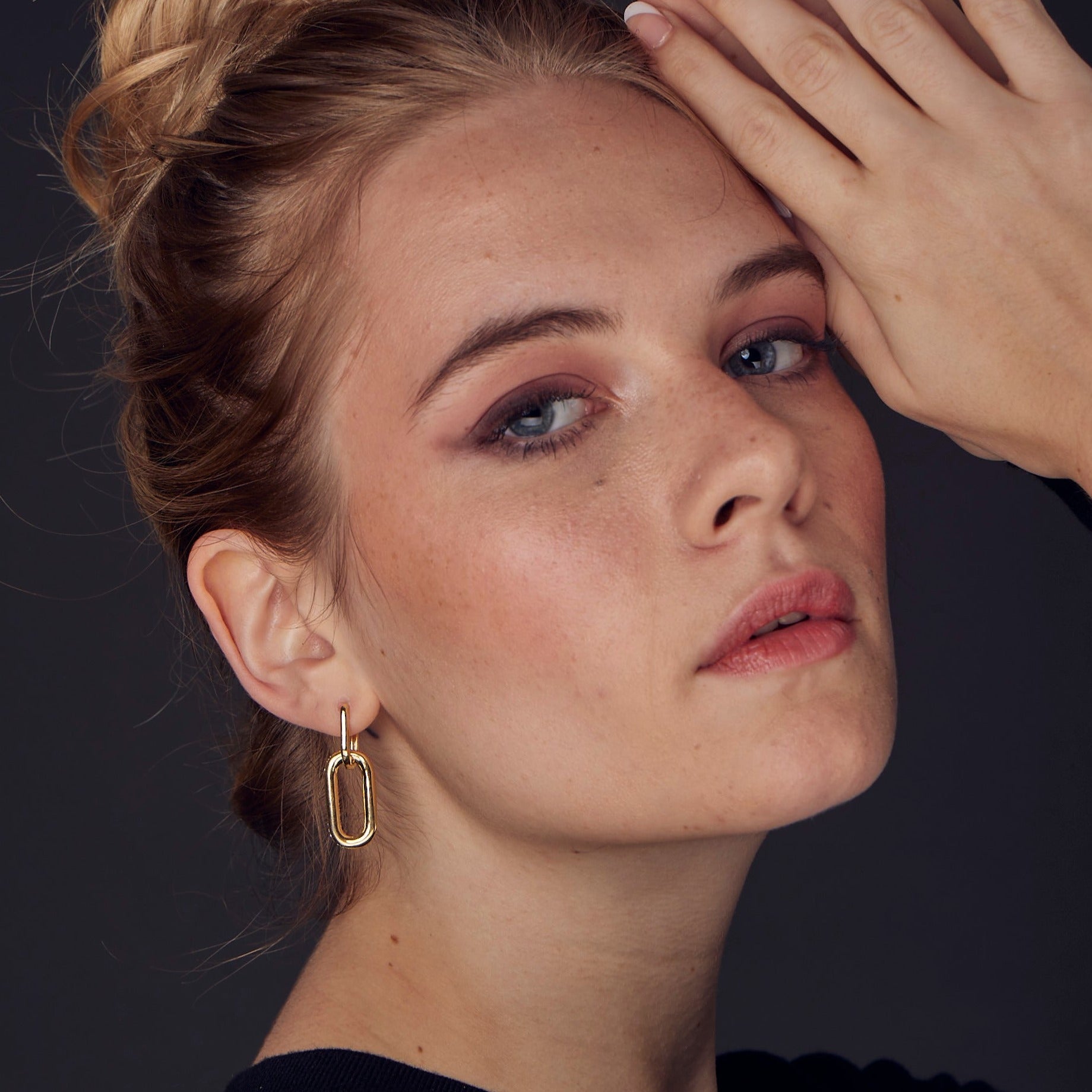 Three-in-One Gold & Diamond Hoops