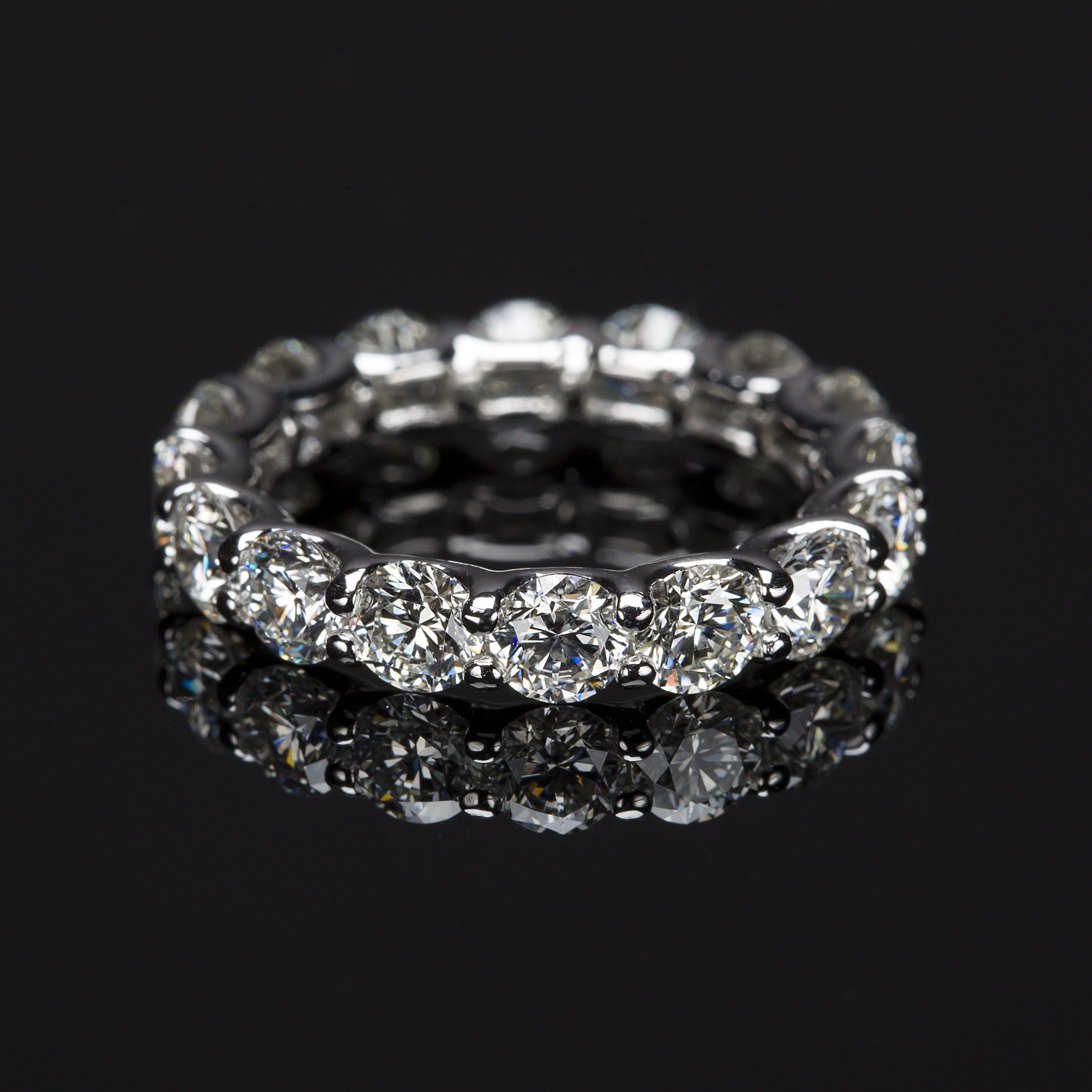 Round Brilliant Eternity Band