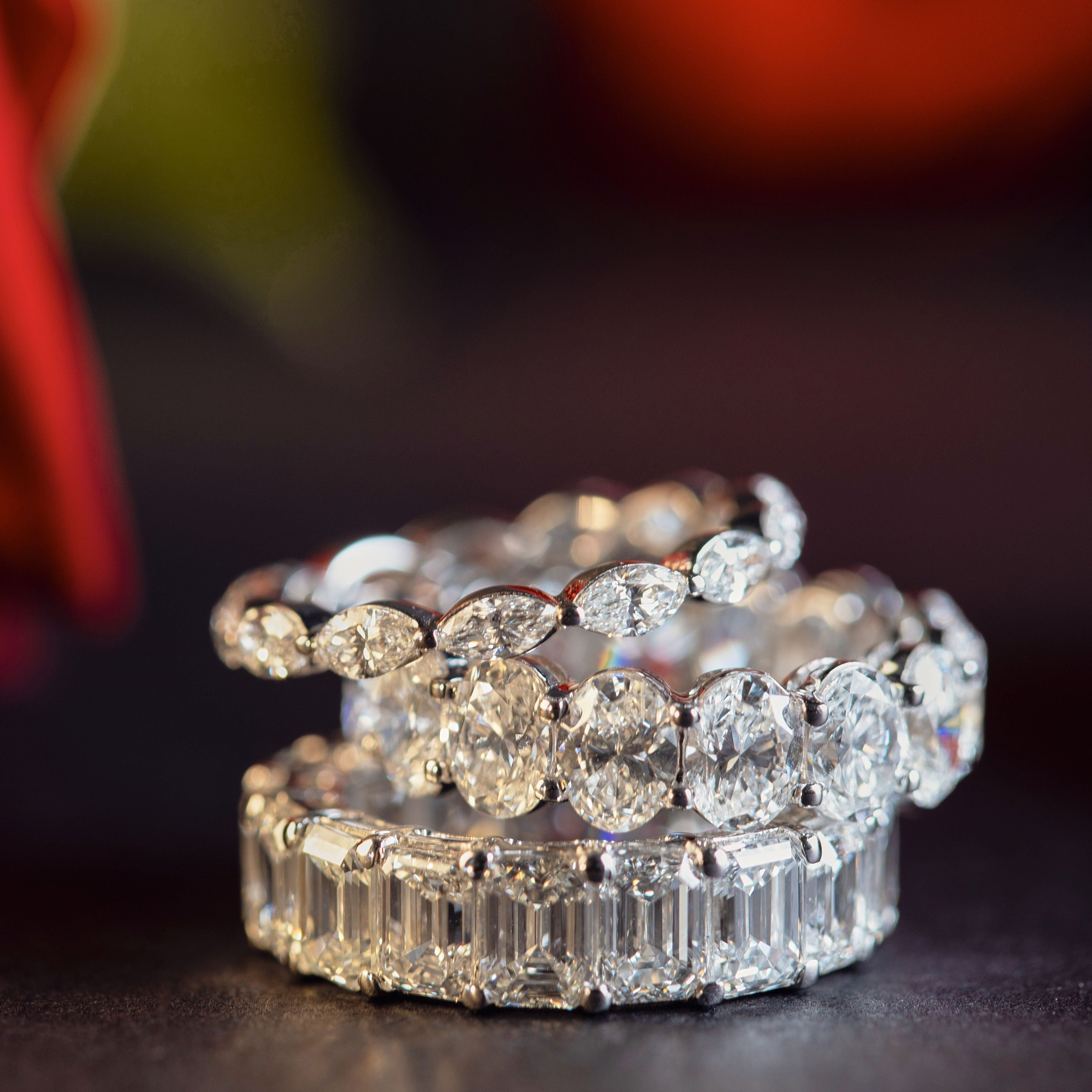 Oval Eternity Band
