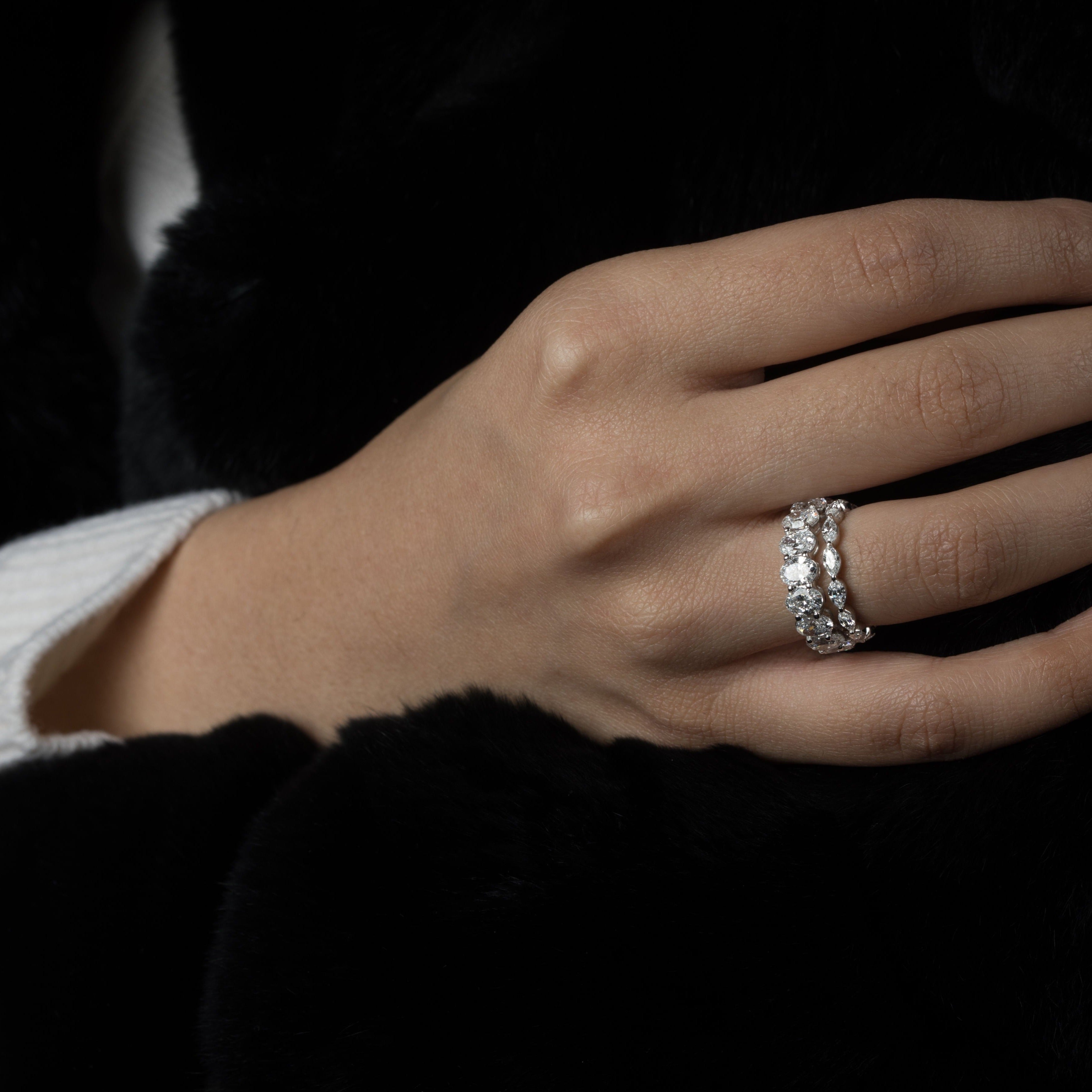 Marquise Eternity Band