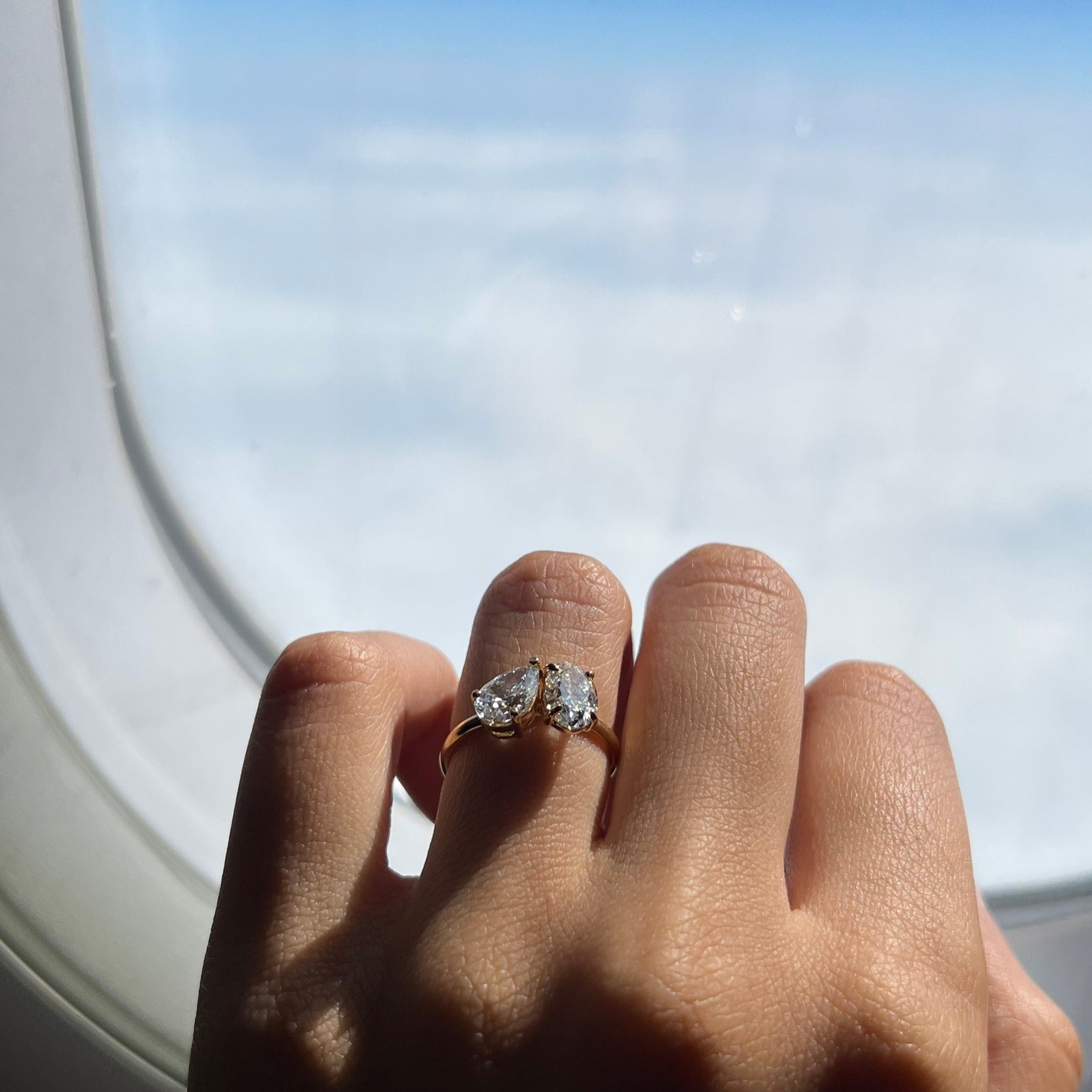 Two-Stone Engagement Ring 2ctw