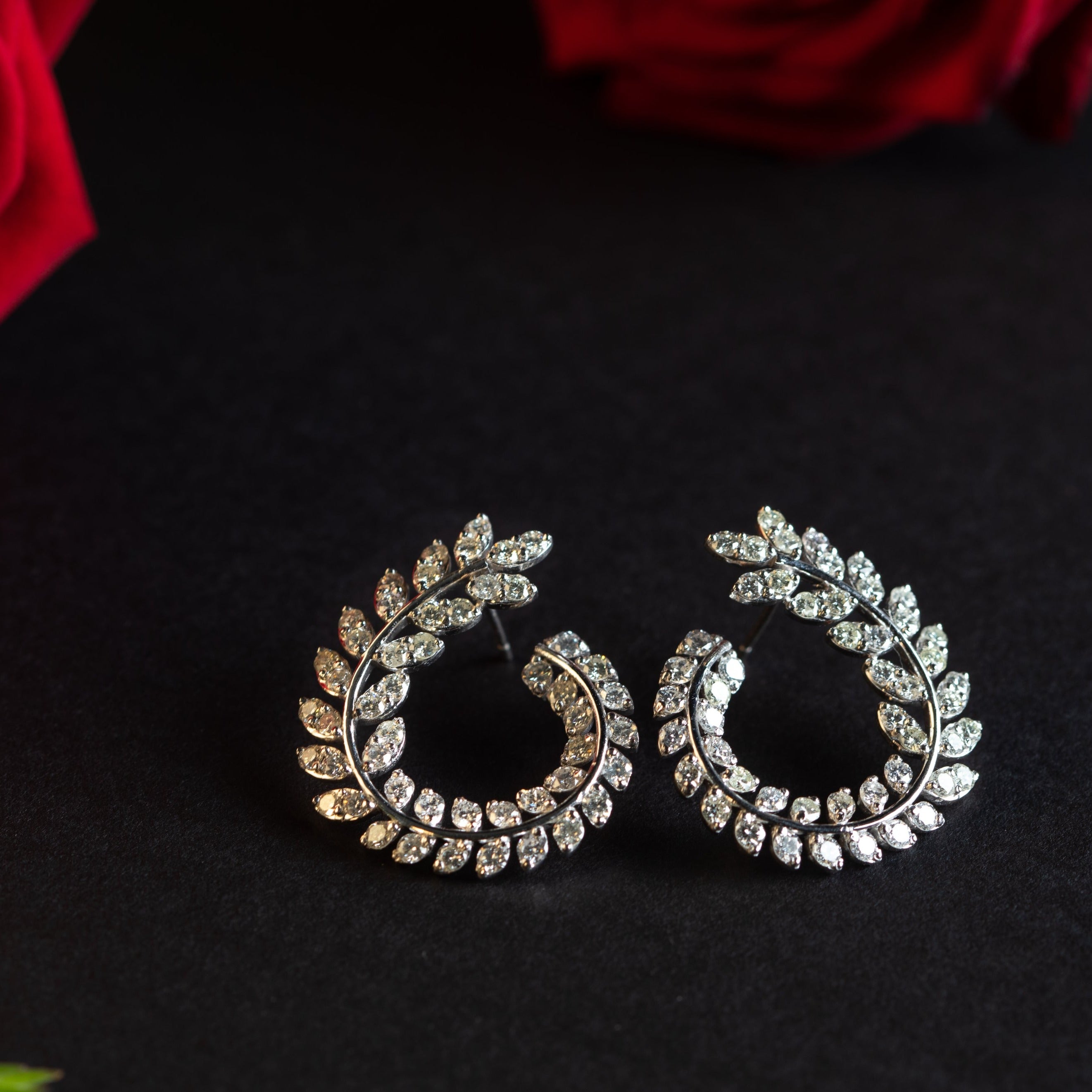 Lush Leaf Ivy Earrings