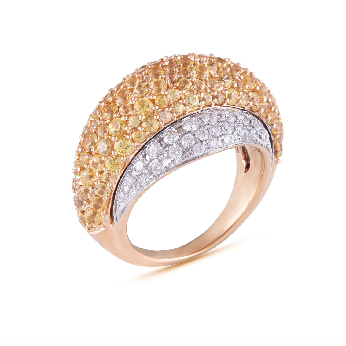Stargazer Yellow Sapphire Earring & Ring Set