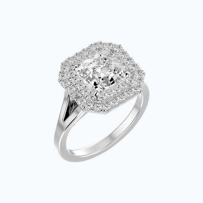 The Double Halo Ring