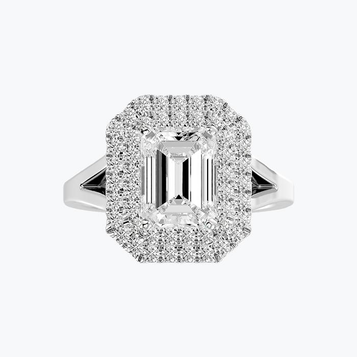 The Double Halo Ring