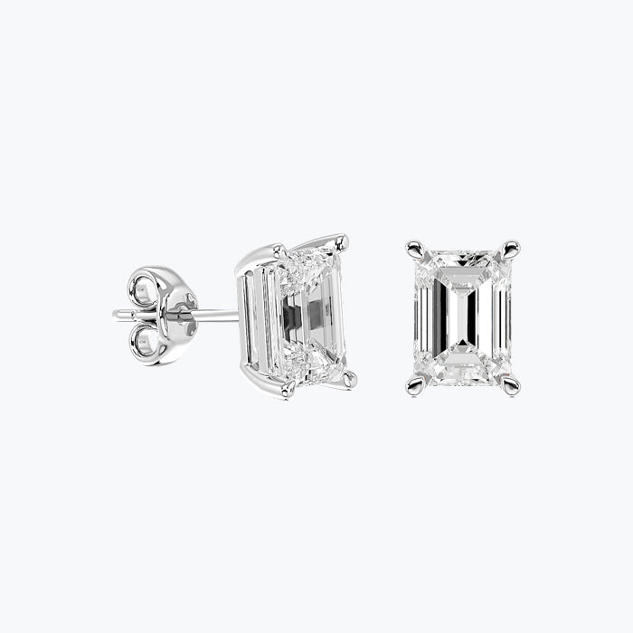 Solitaire Diamond Earrings