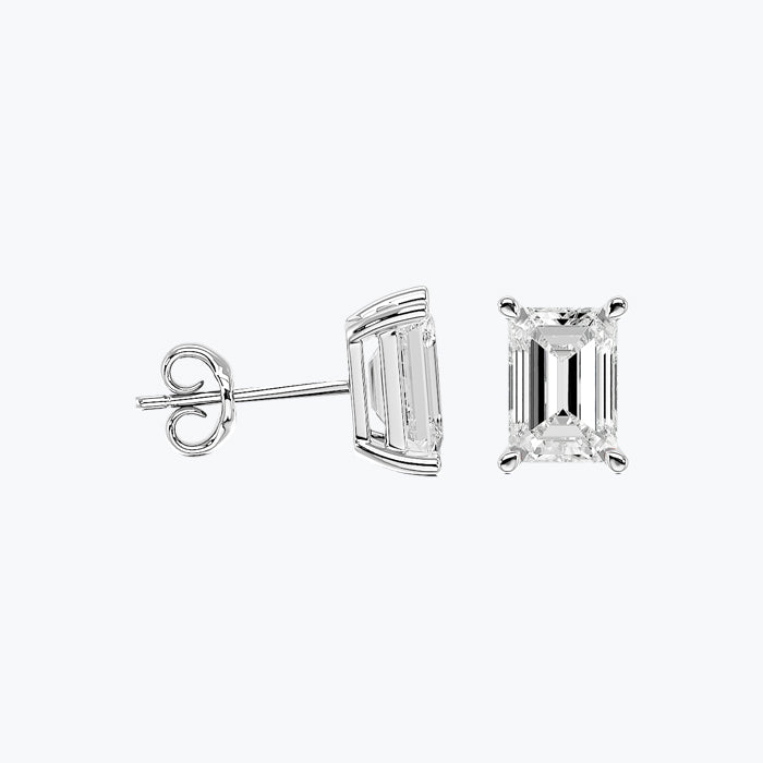 Solitaire Diamond Earrings