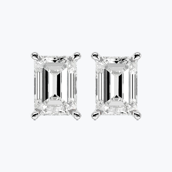 Solitaire Diamond Earrings