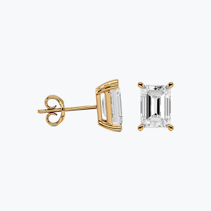 Solitaire Diamond Earrings