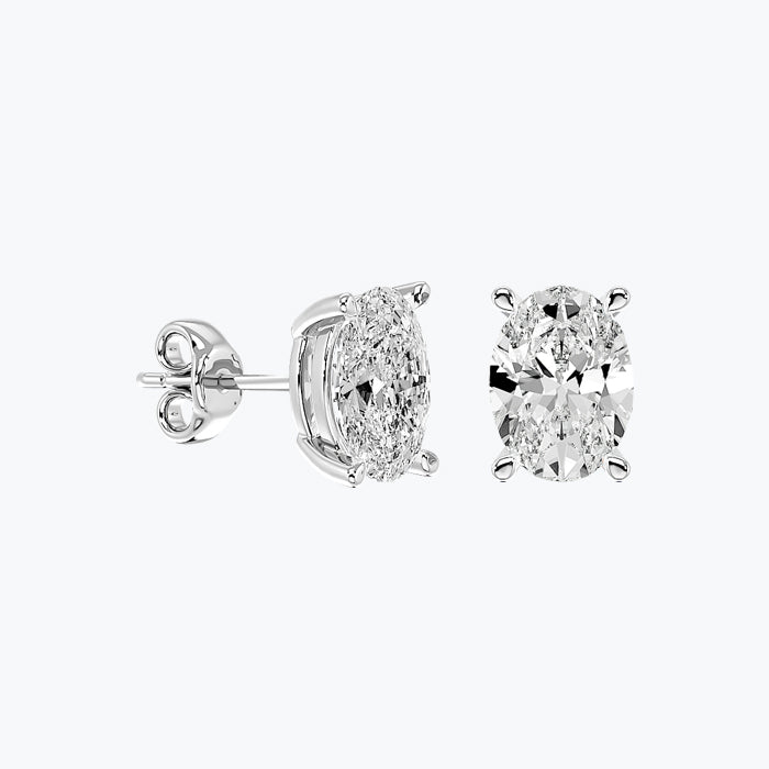 Solitaire Diamond Earrings