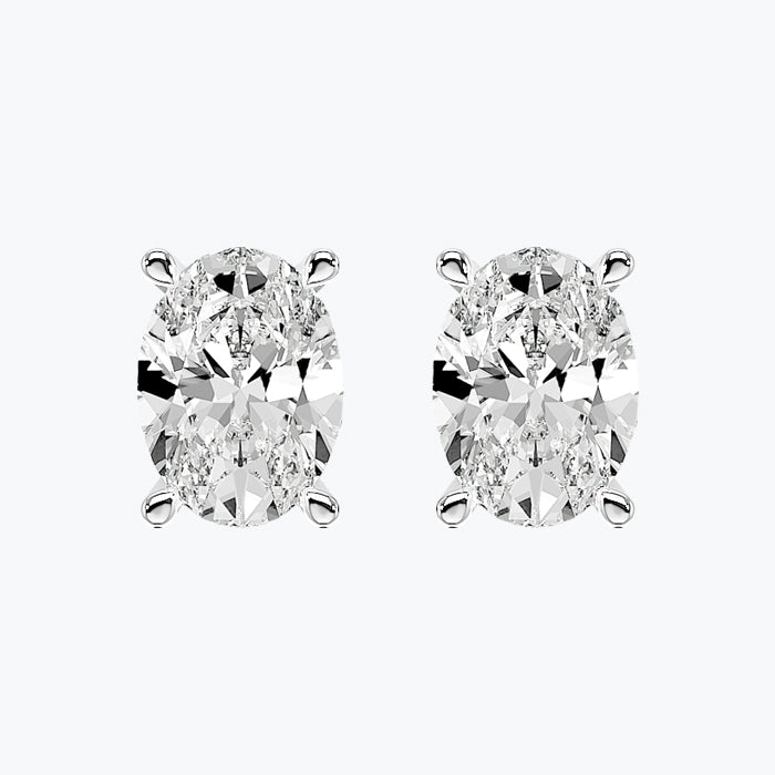 Solitaire Diamond Earrings