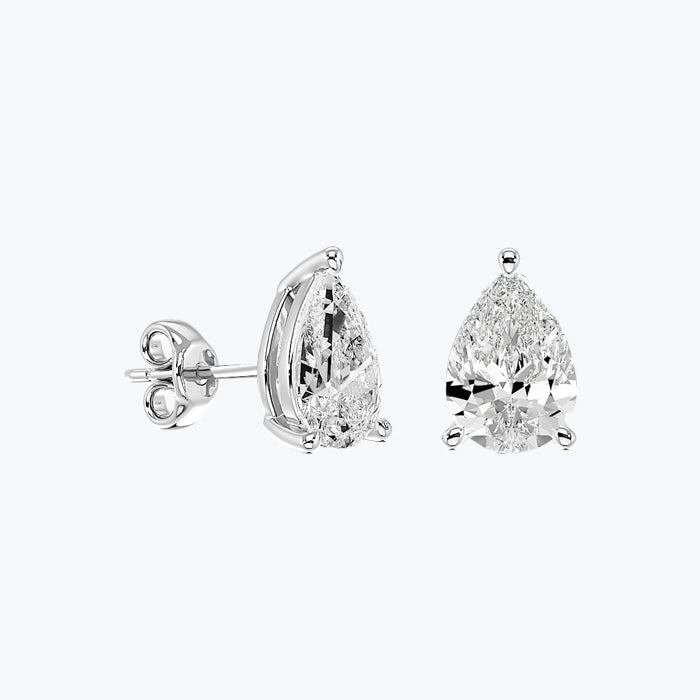 Solitaire Diamond Earrings