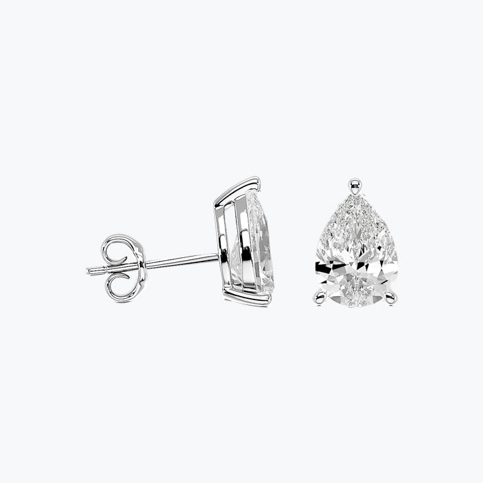 Solitaire Diamond Earrings