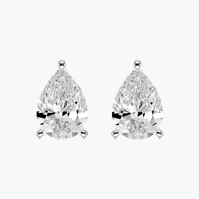 Solitaire Diamond Earrings