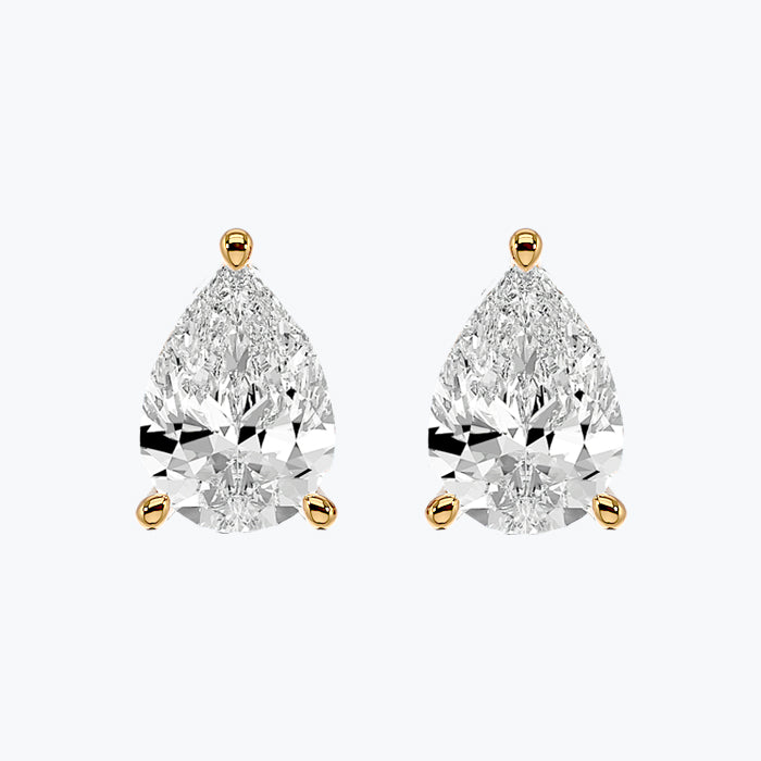 Solitaire Diamond Earrings