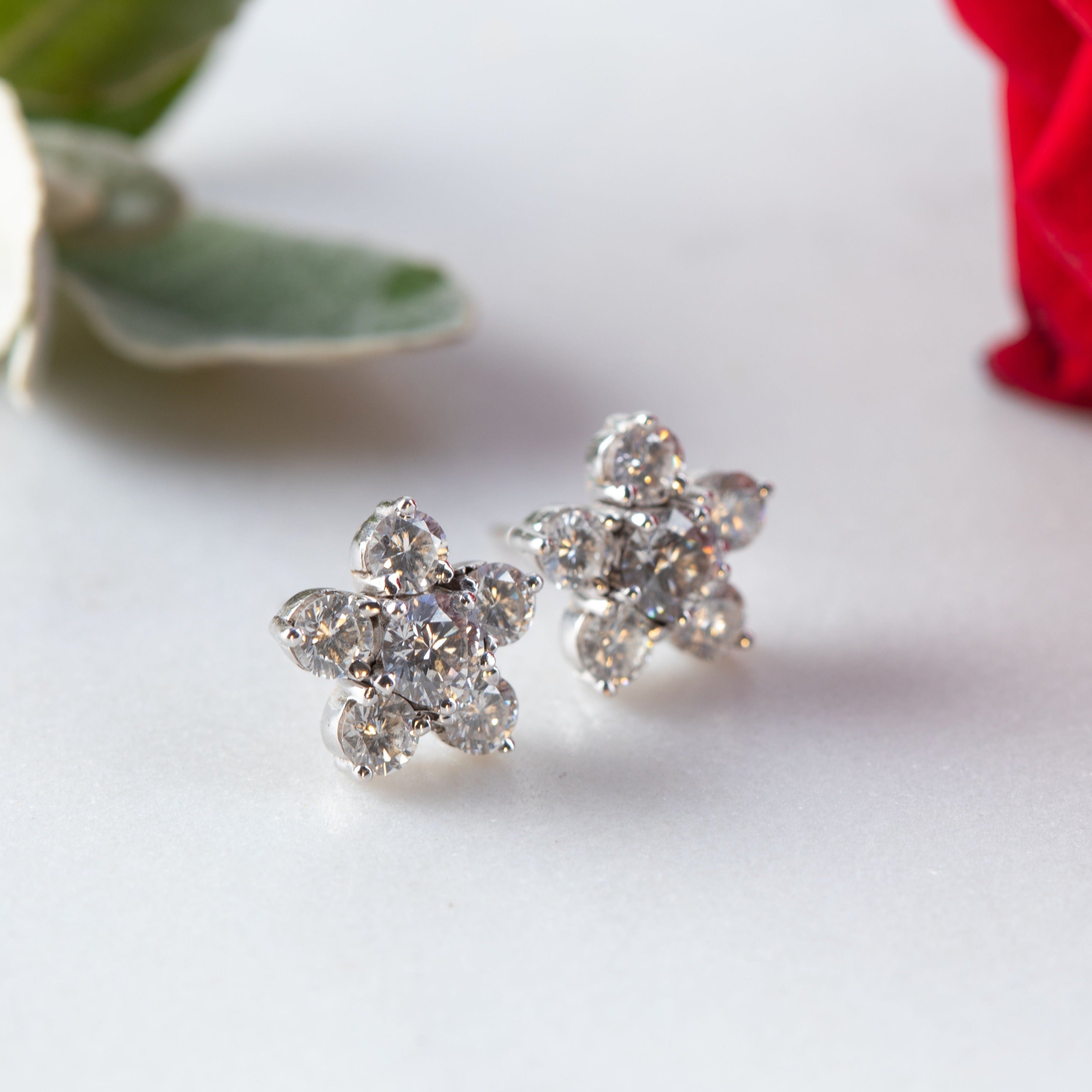 Poppy Diamond Studs