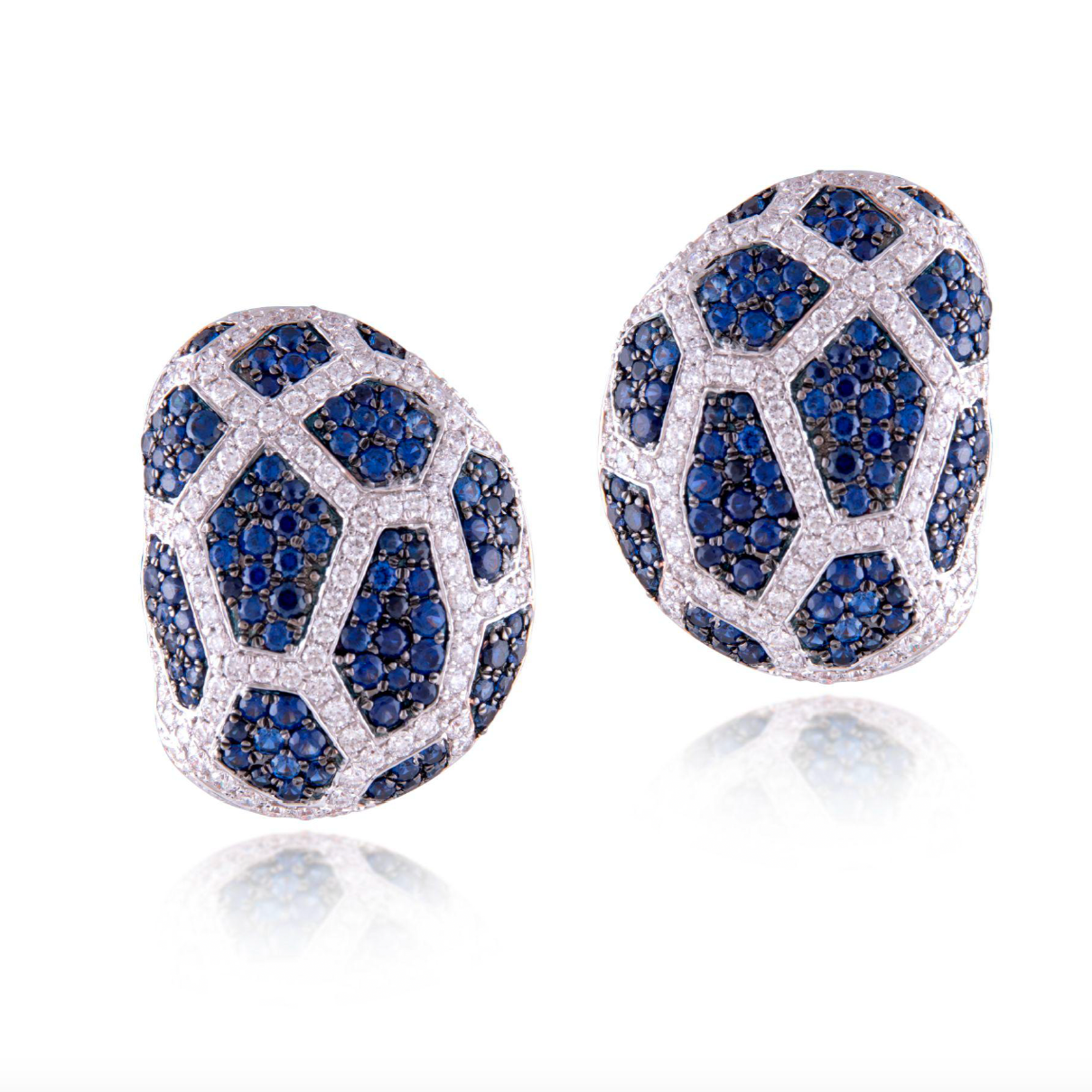 Stargazer Blue Sapphire Earring & Ring Set